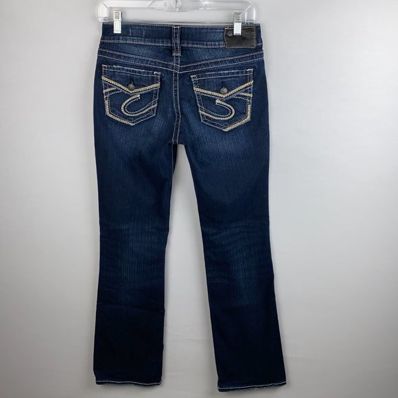 Silver Suki Fluid Mid Slim Boot Jeans W28 L31 - Picture 5 of 12